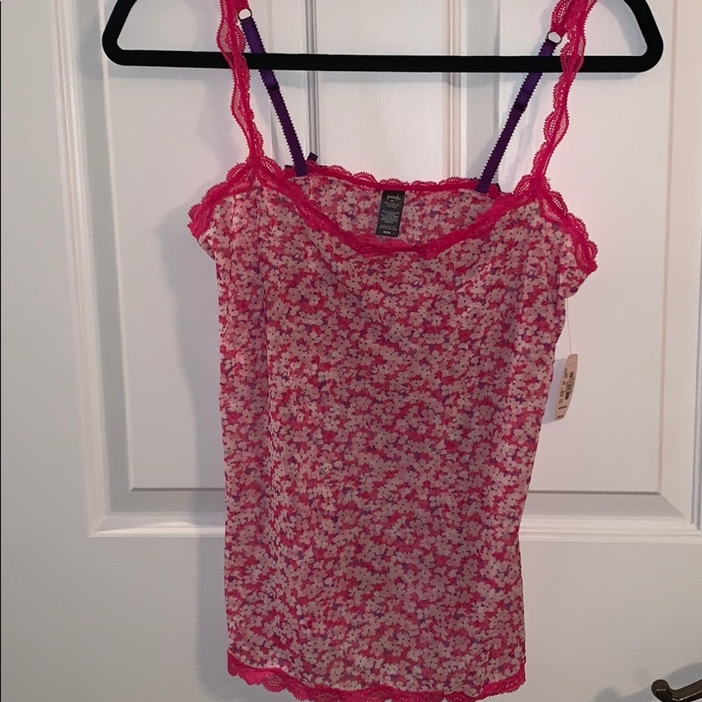 VS NWT Pink Floral Camisole